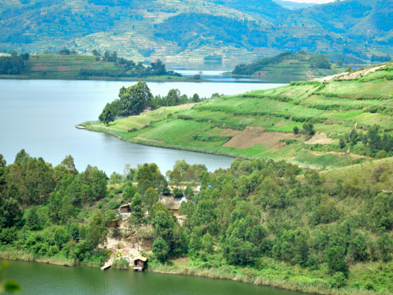 views at lake bunyonyi